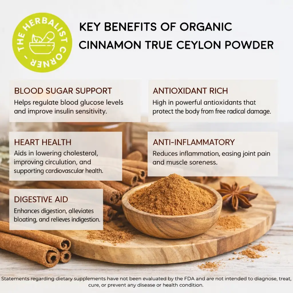Cinnamon True Ceylon Powder benefits