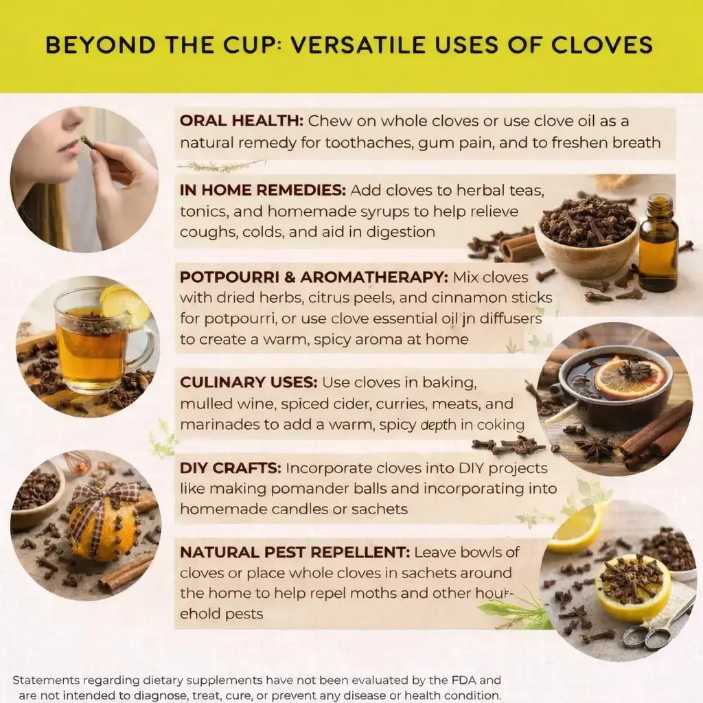 Organic Cloves beyond the cup of tea