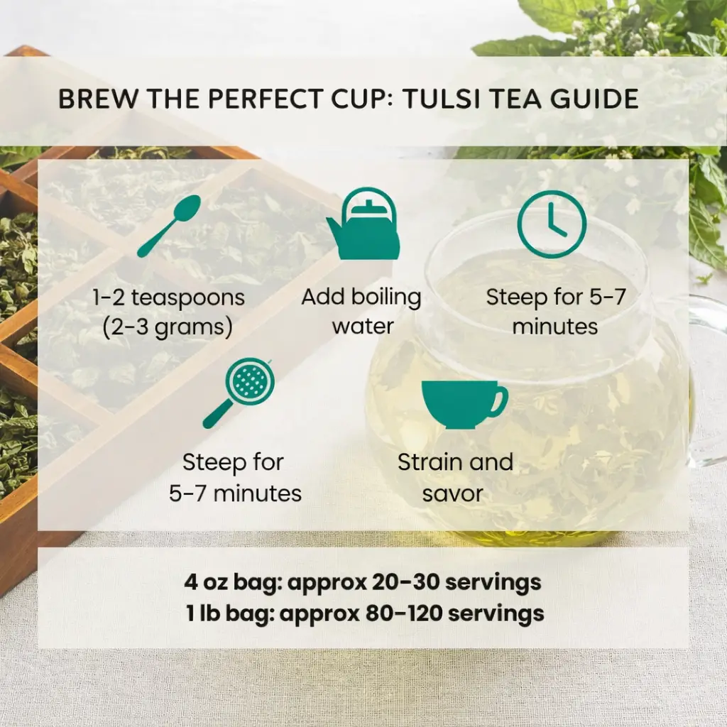 brew the perfect cup tulsi tea