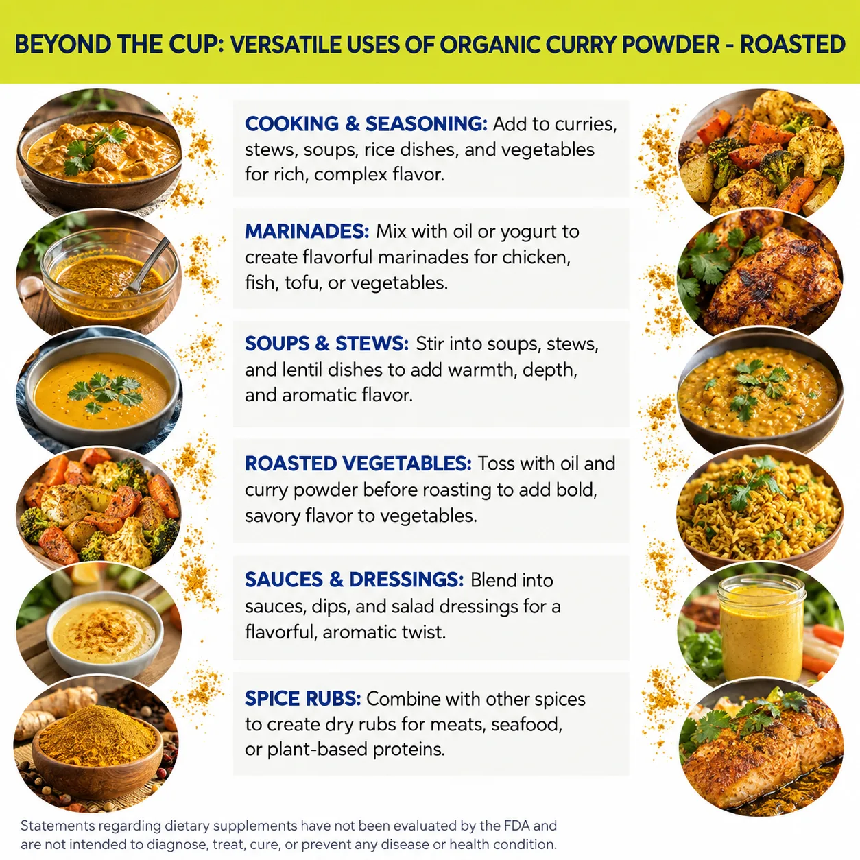 organic curry powder roasted versatile uses