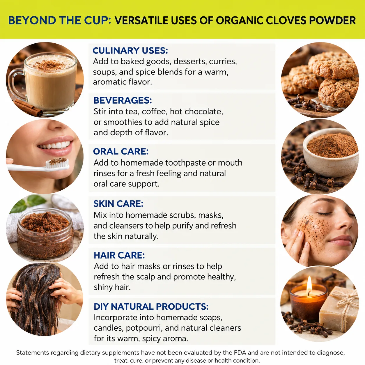 organic cloves powder versatile uses
