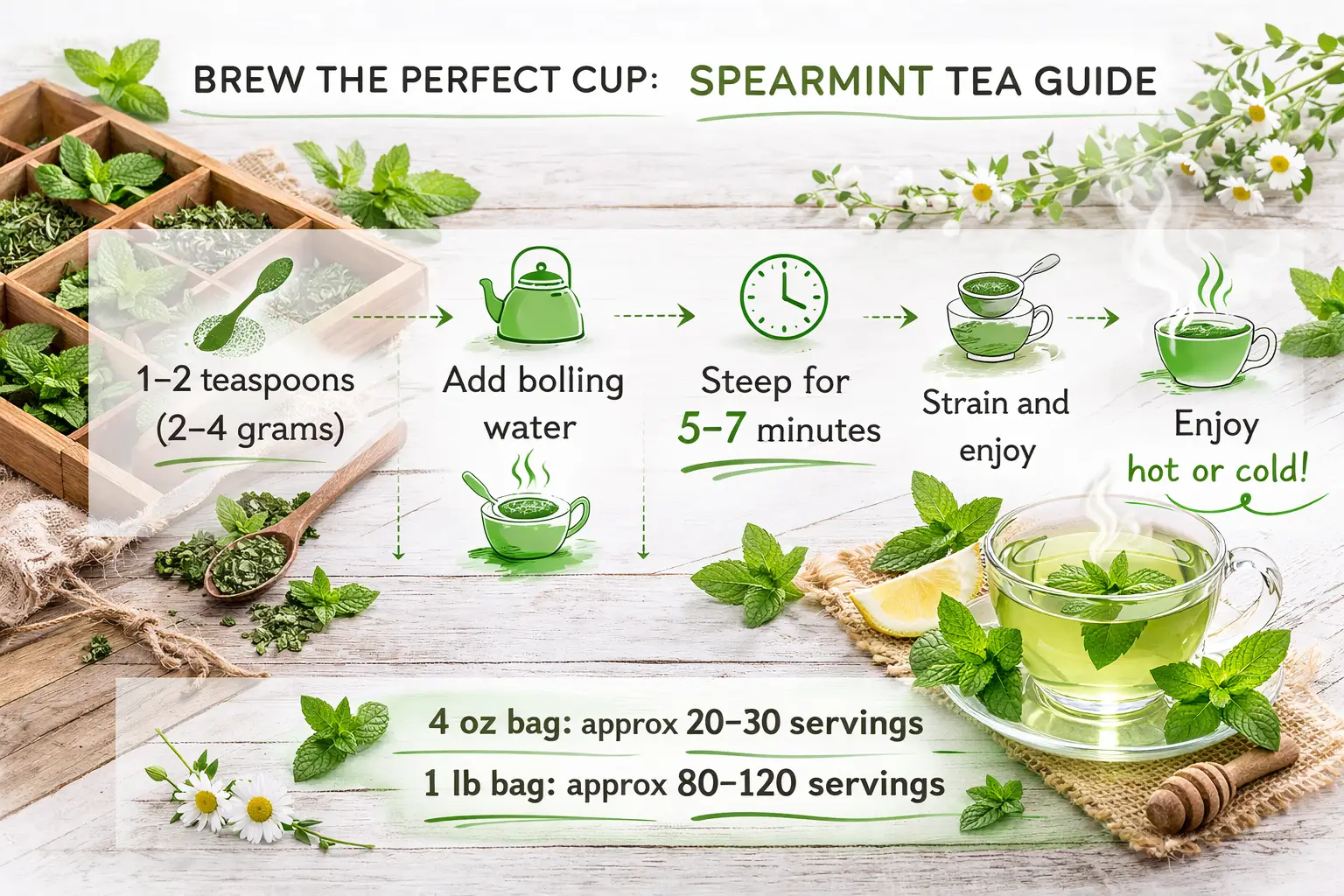 brew the perfect spearmint tea