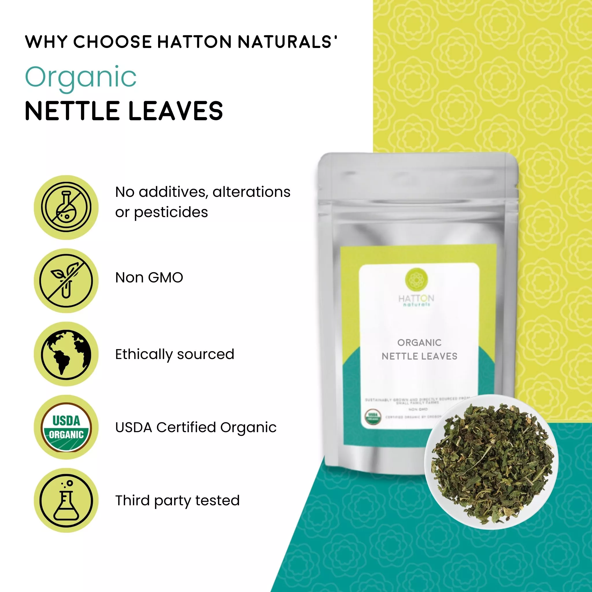 Organic Nettle Leaf Cut & Sifted