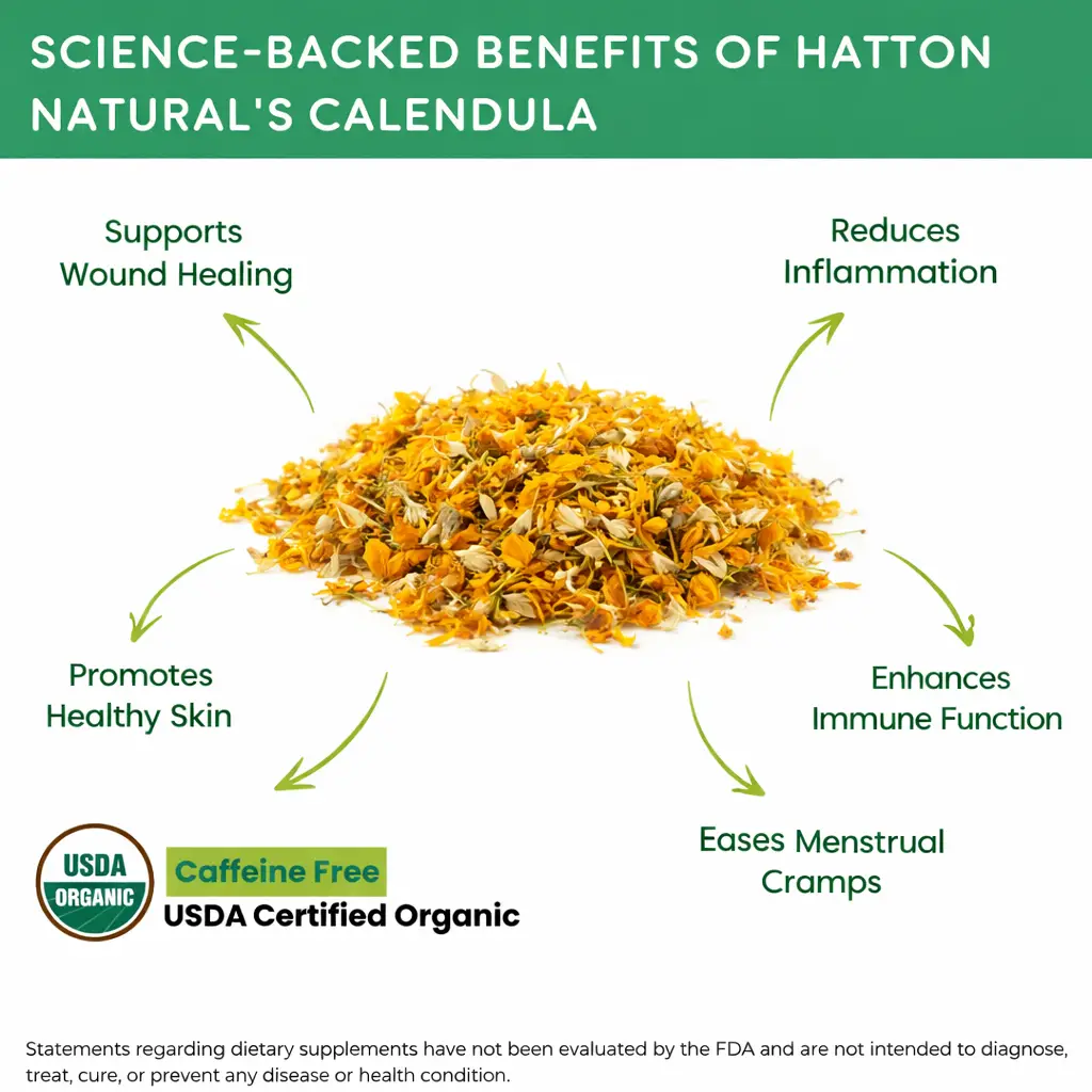 benefits of Organic Calendula Petals Whole