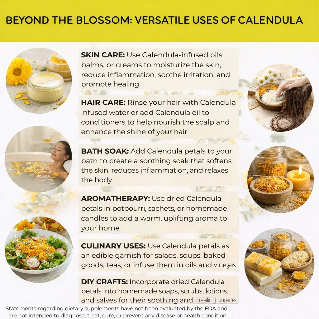 beyond the blossom of calendula