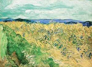 PAINTING: Image of Vincent Van Gogh's painting "Wheat field with Cornflower." Image courtesy of the Creative Commons.