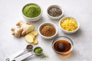 Flavor pairings for moringa powder baking including pepper and citrus