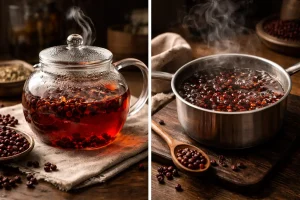 Schisandra infusion versus decoction extraction methods