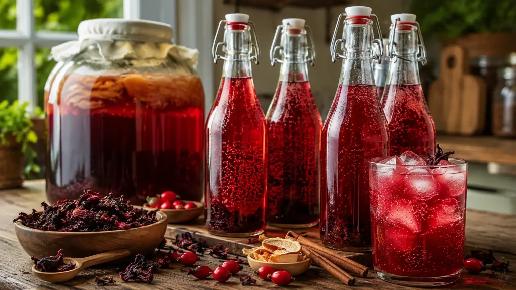 hibiscus kombucha recipe