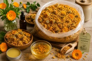 organic calendula flowers bulk wholesale