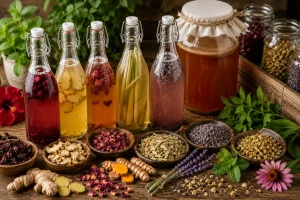 organic herbs for kombucha