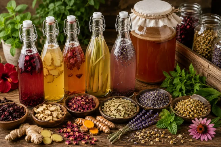 organic herbs for kombucha