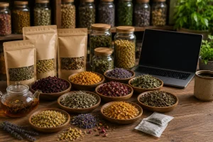 start herbal tea business bulk ingredients