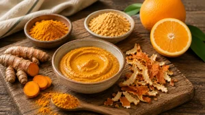 turmeric orange peel mask