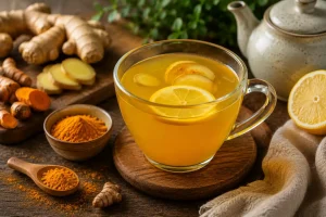 ginger turmeric tea