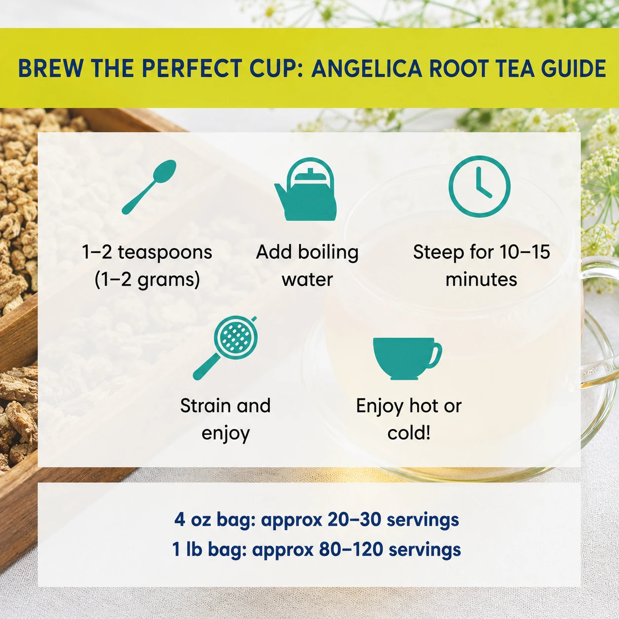 how to brew Angelica Root tea