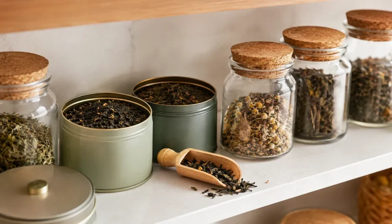 loose leaf tea storage