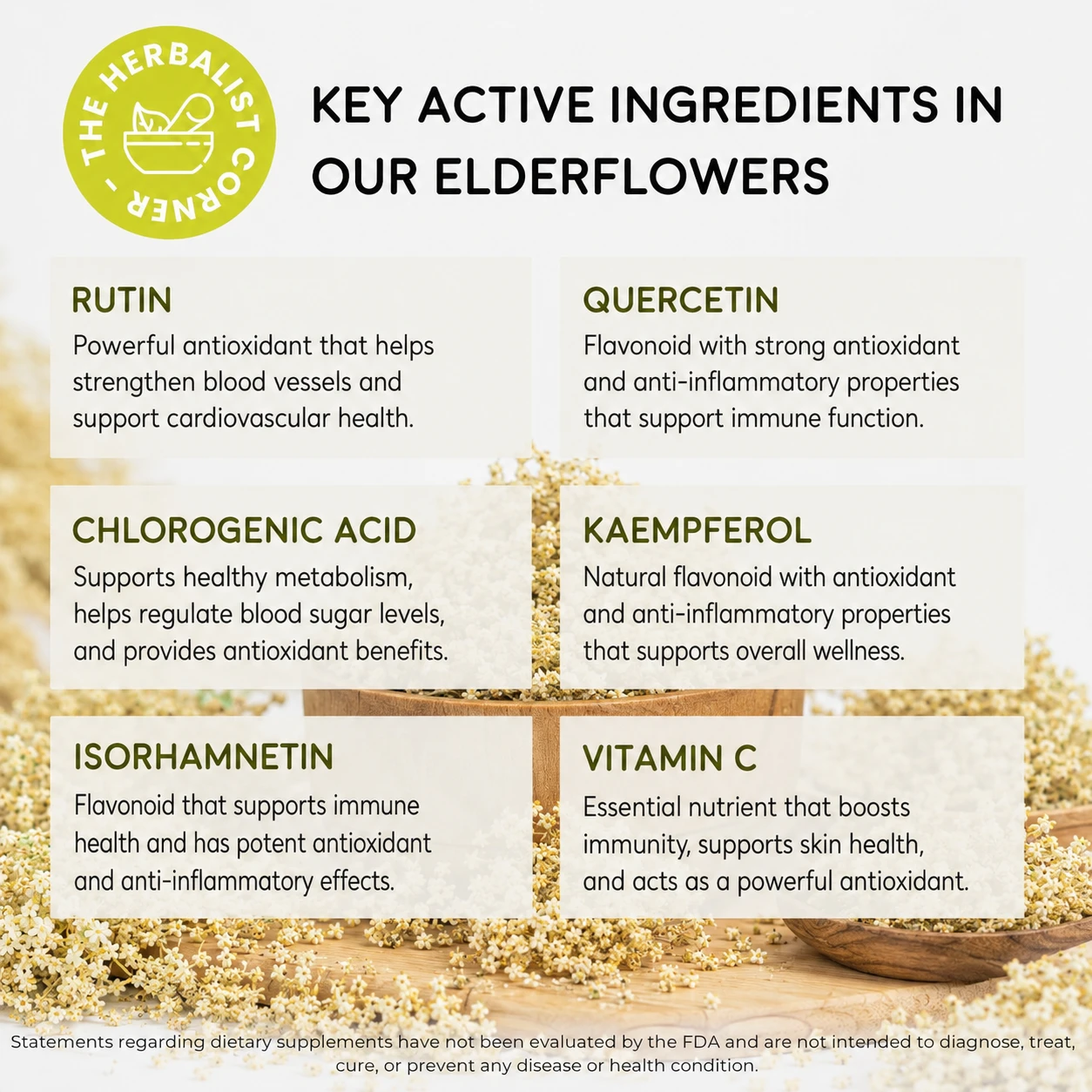organic elderflowers key ingredients