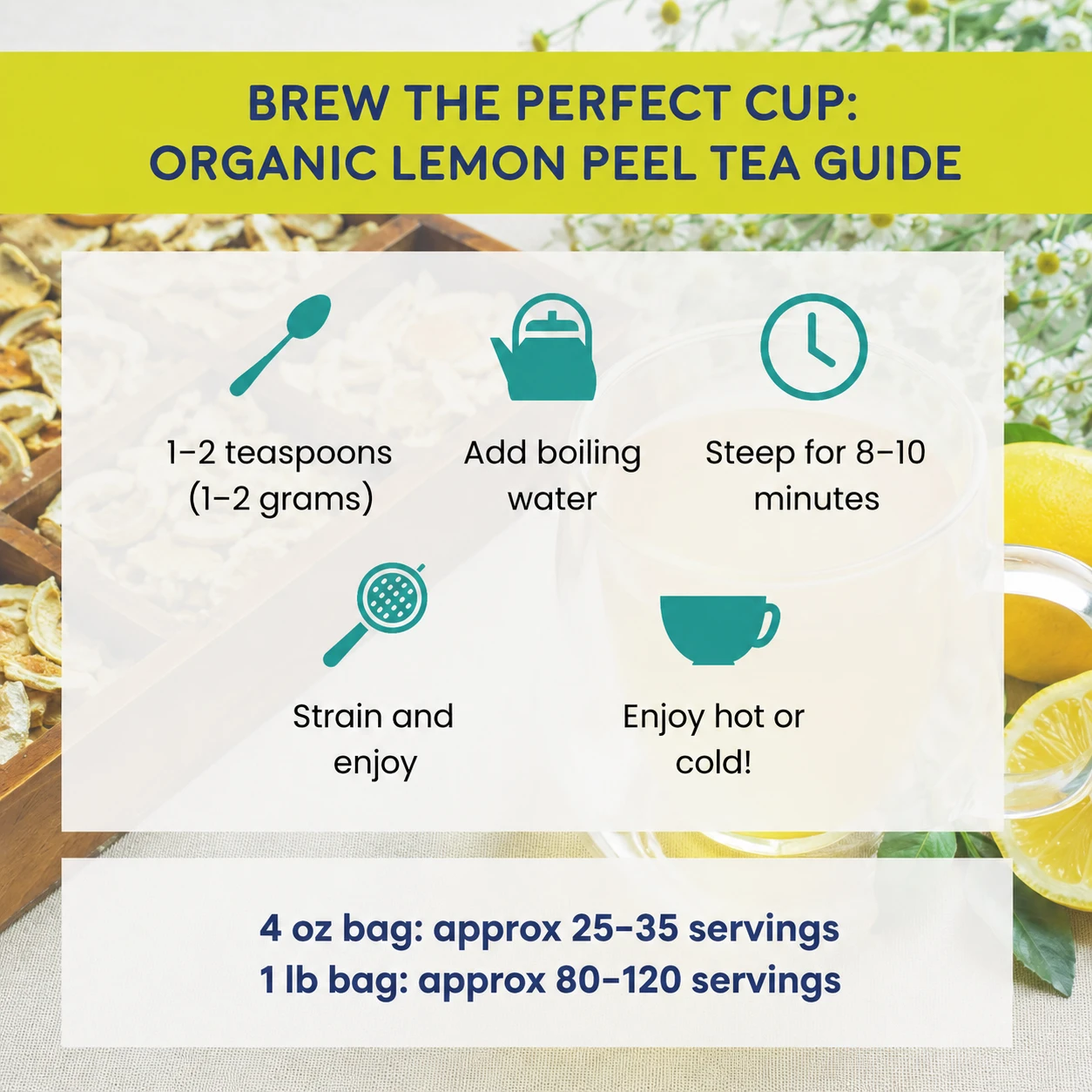 how to brew Lemon Peel tea