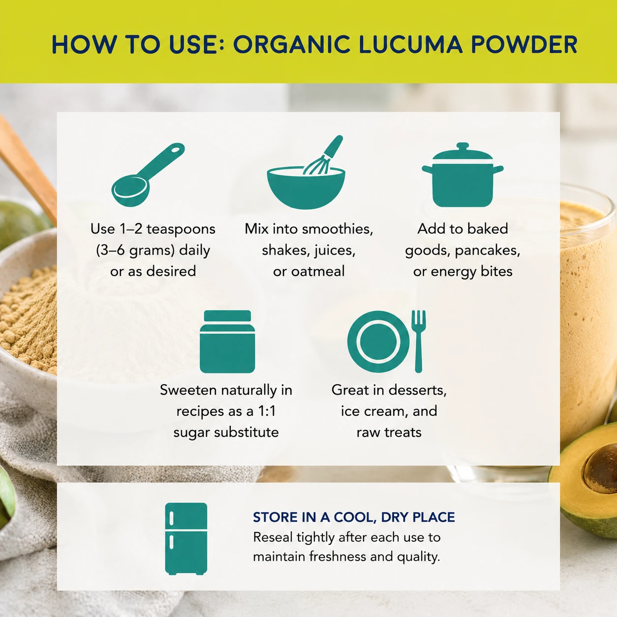 how to brew Lucuma Powder tea