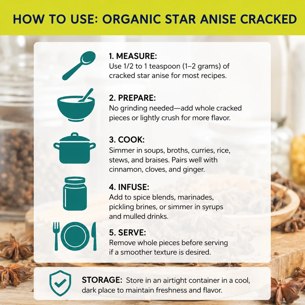 how to brew Star Anise Cracked tea