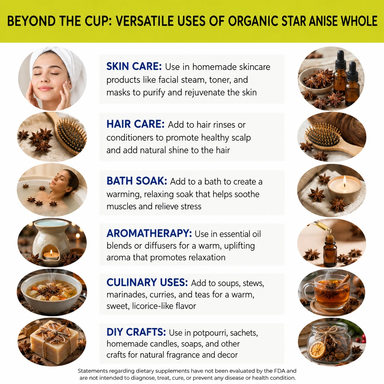 organic star anise whole versatile uses