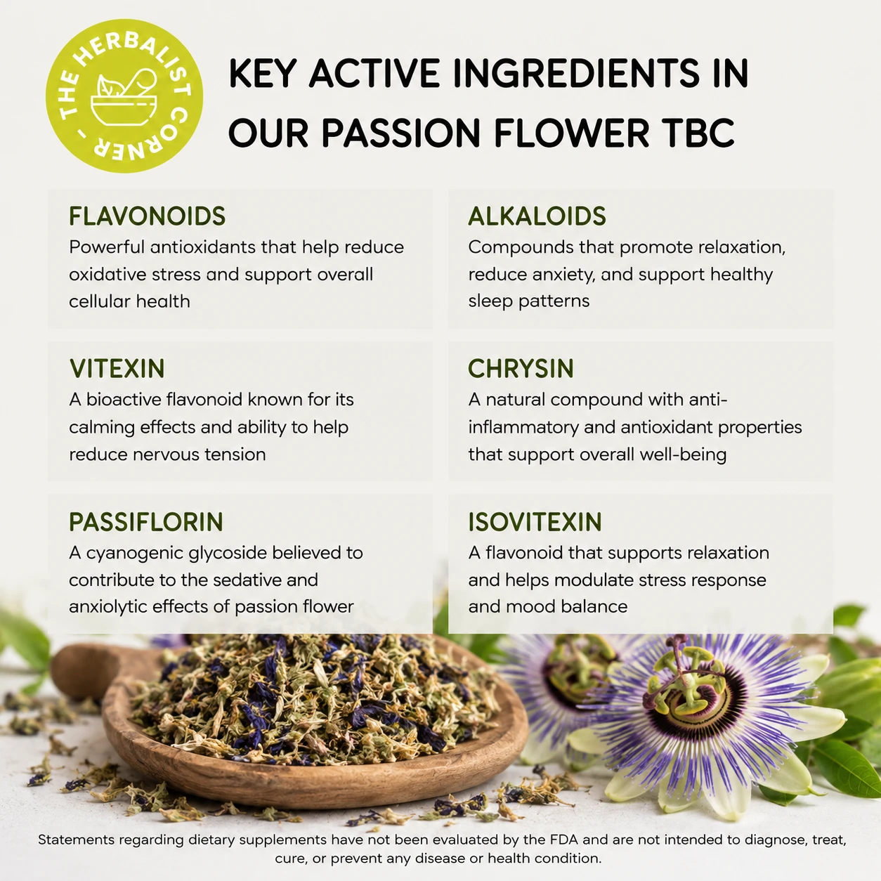 passion flower tbc key ingredients