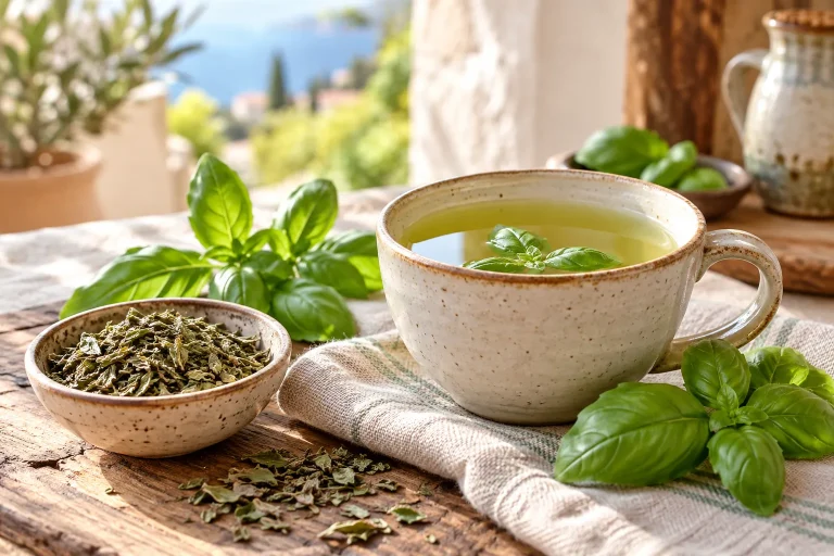 basil tea