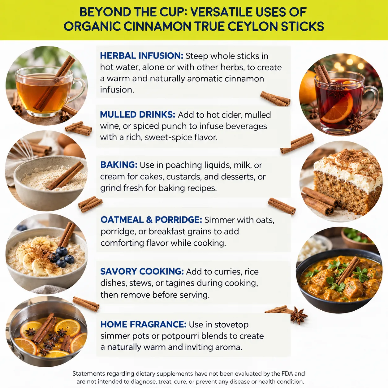 cinnamon true ceylon sticks versatile uses