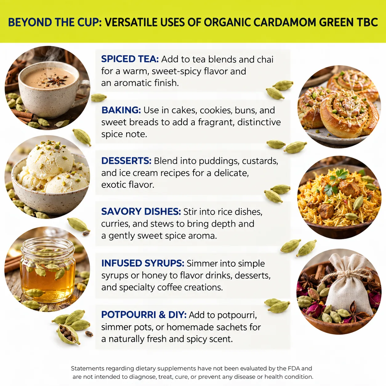 green cardamom versatile uses