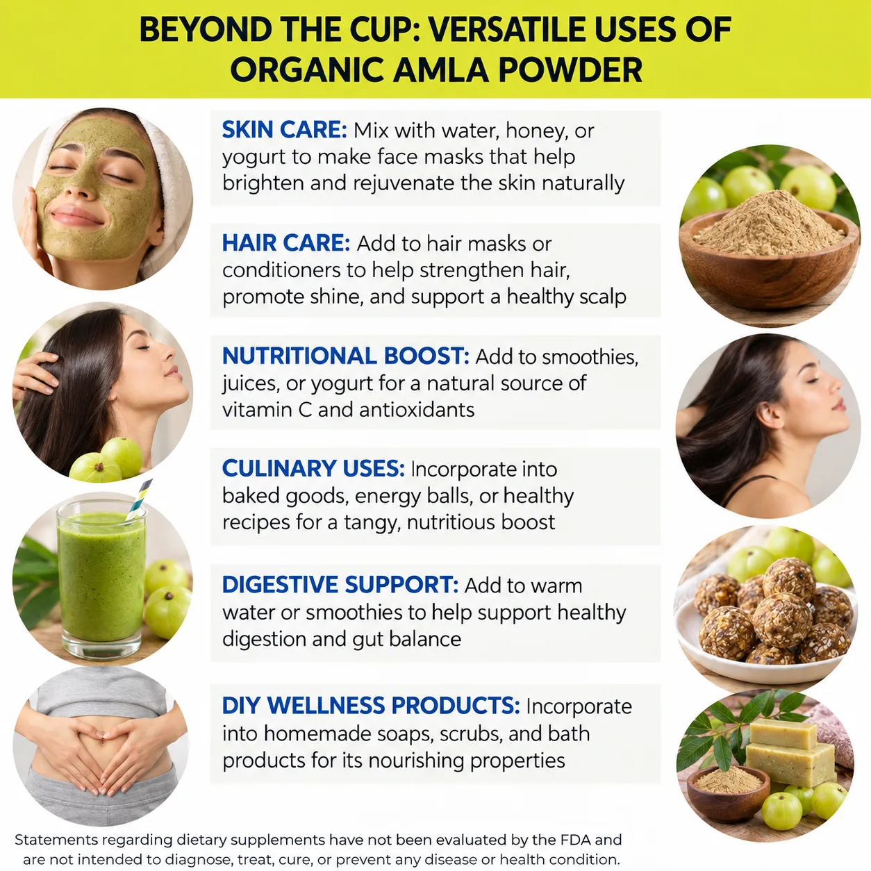 organic amla powder versatile uses