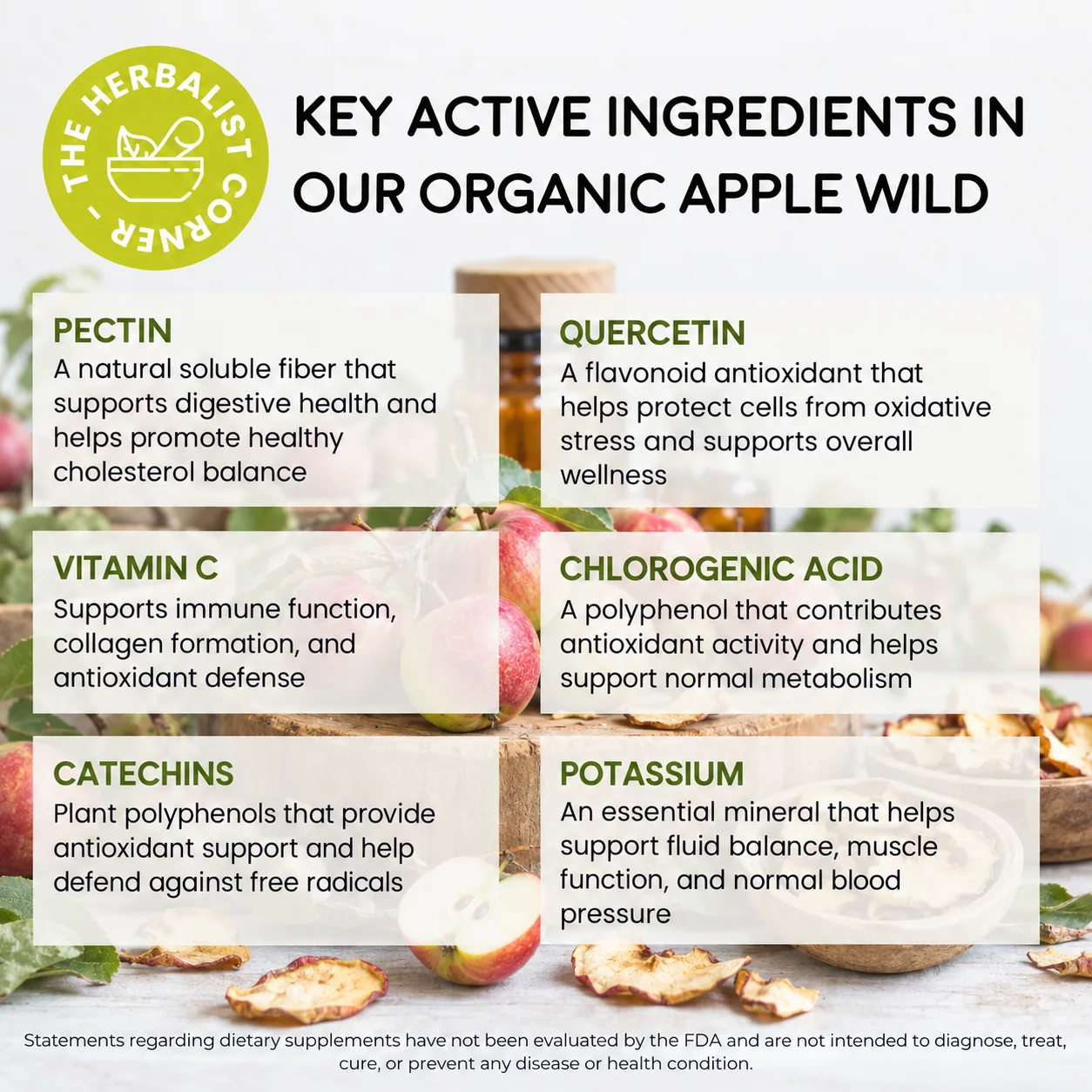 organic apple wild key ingredients