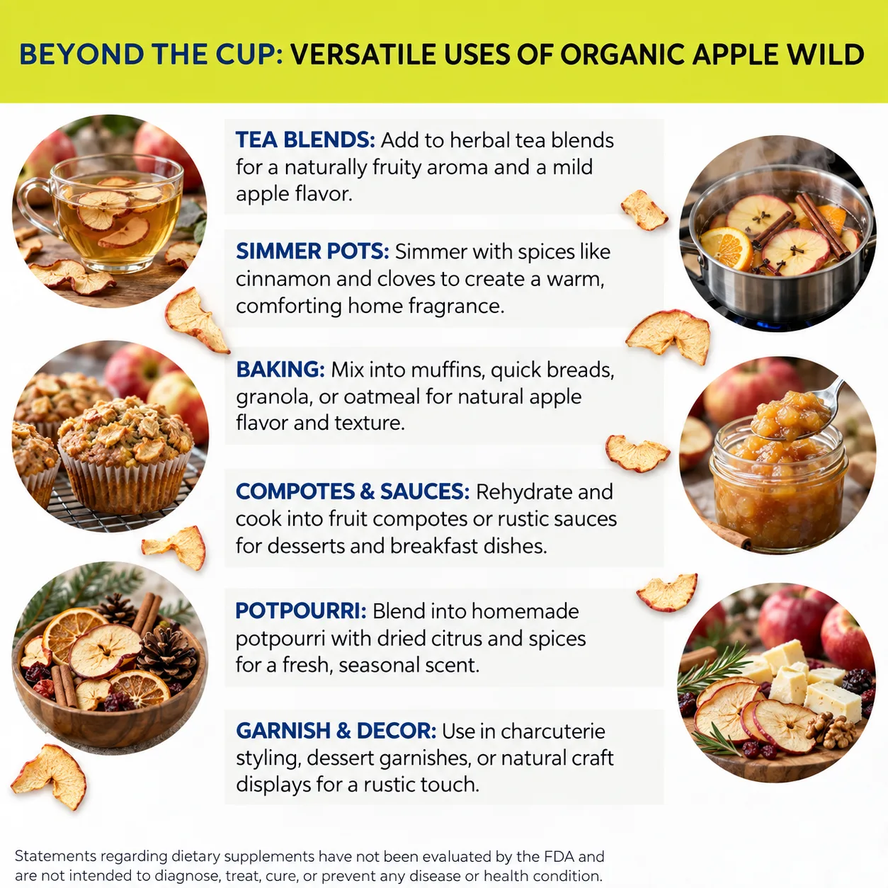 organic apple wild versatile uses