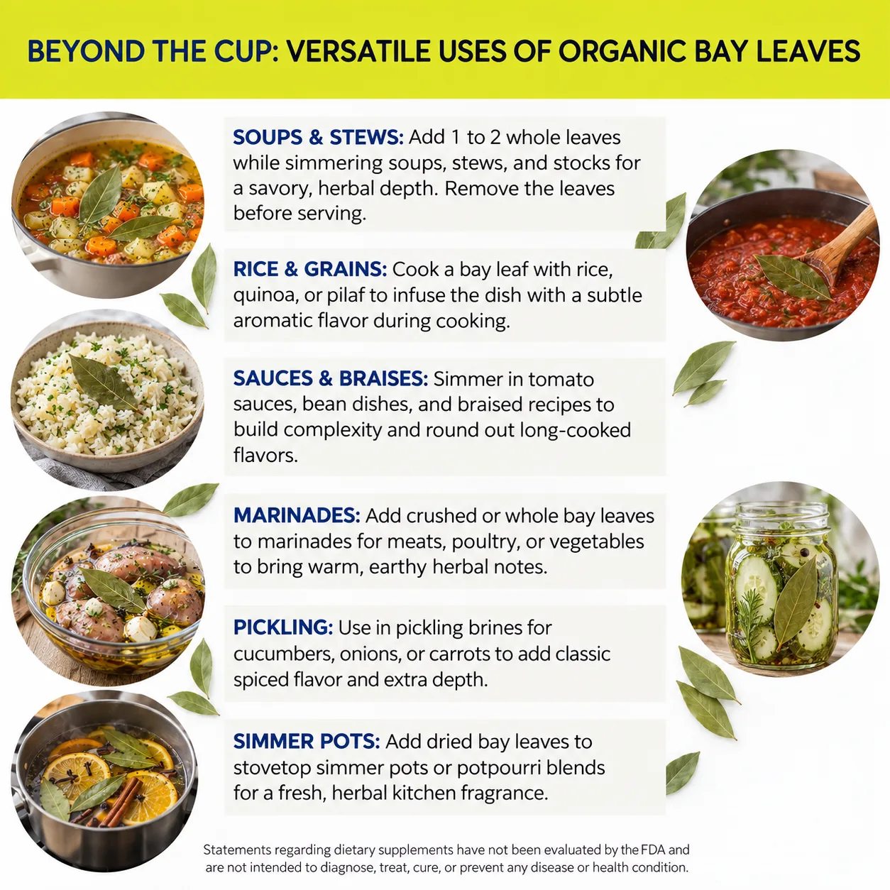 organic bay leaves versatile uses