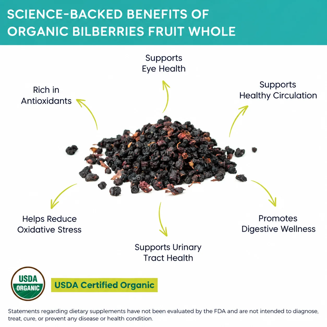 organic bilberries fruit whole benefits