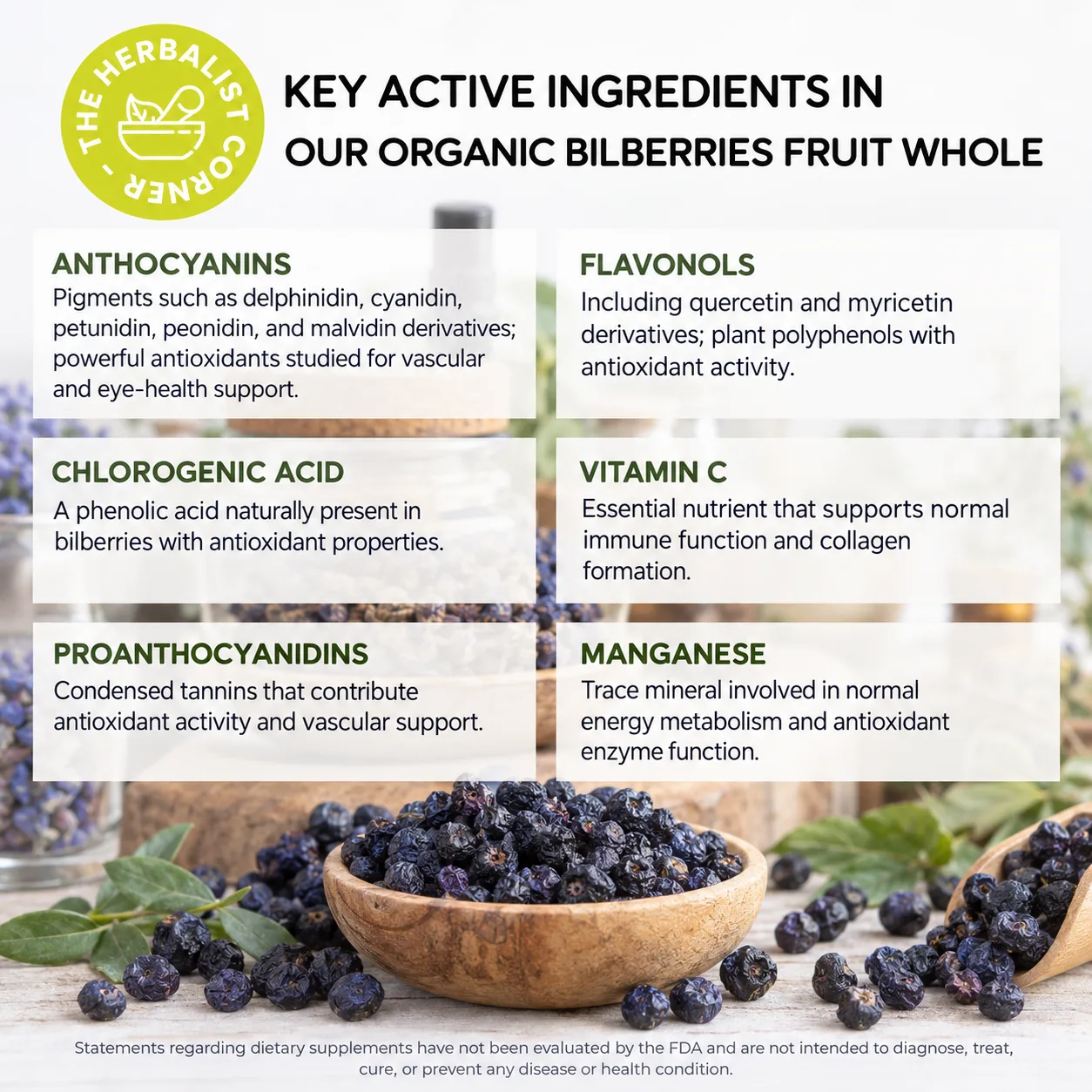 organic bilberries fruit whole key ingredients