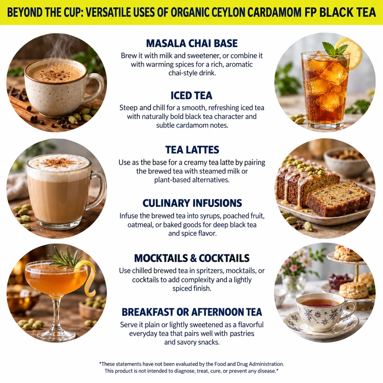 organic ceylon cardamom tea versatile uses