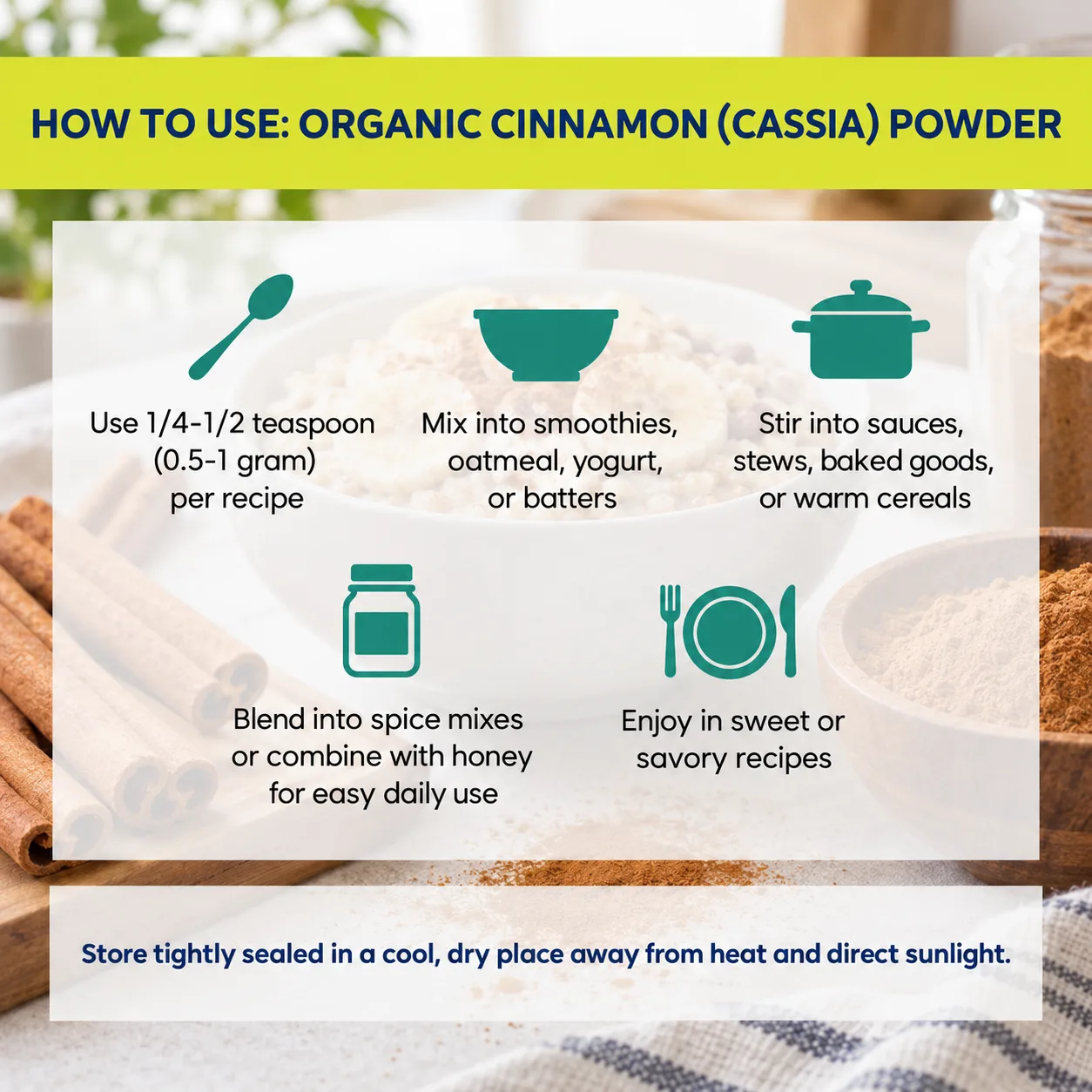 how to use Cinnamon Powder