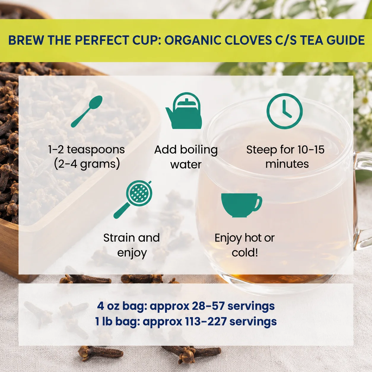 how to brew Cloves tea