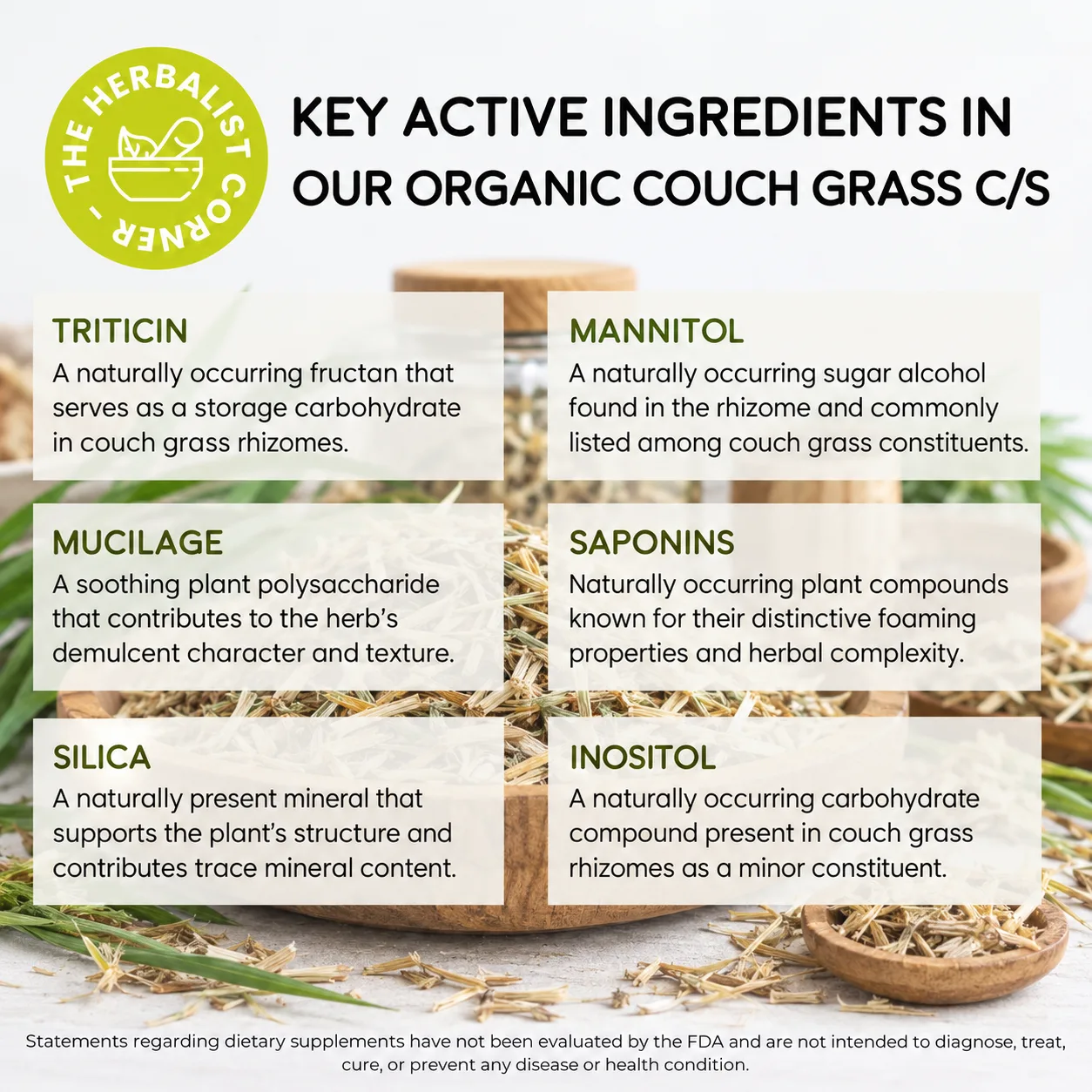 organic couch grass c/s key ingredients