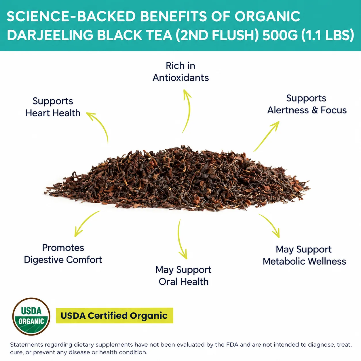 organic darjeeling black tea benefits