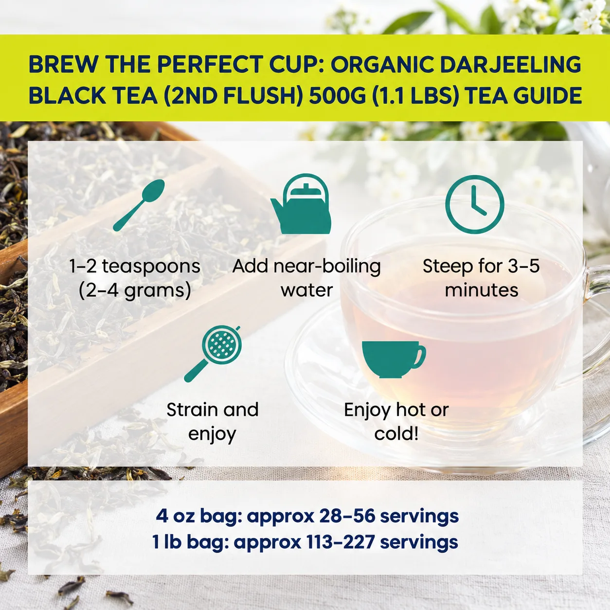 how to brew Darjeeling Black Tea