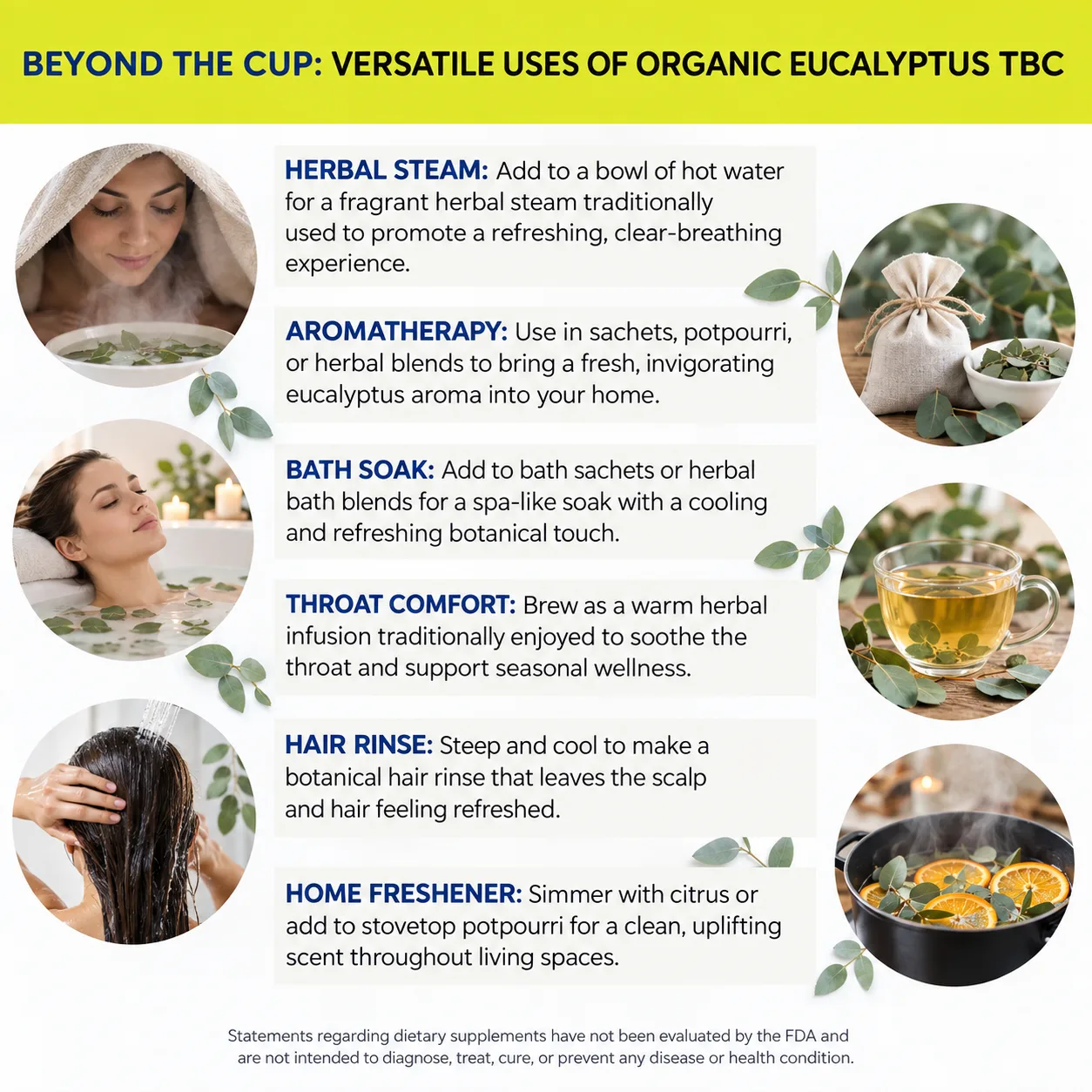 organic eucalyptus tbc versatile uses