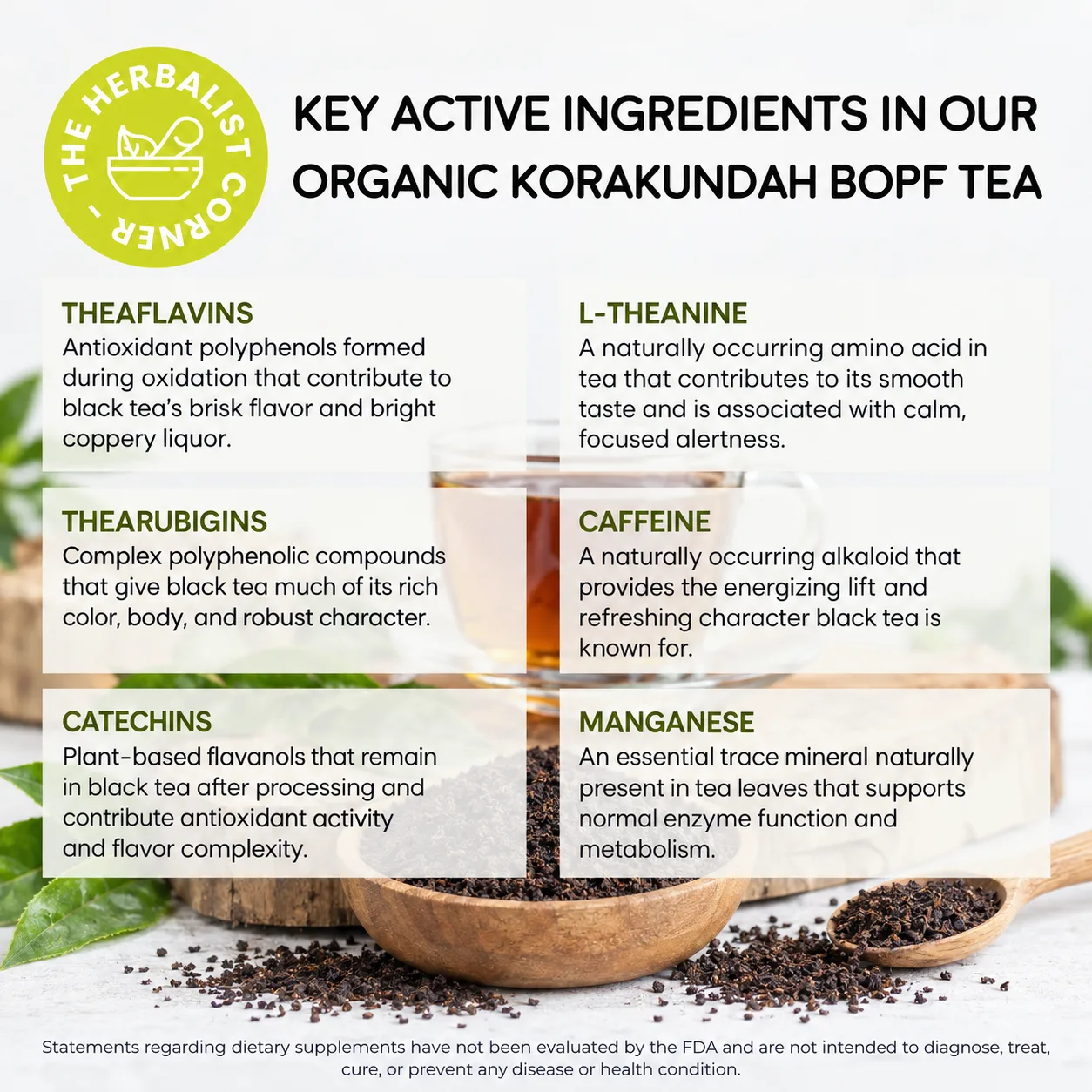 organic korakundah bopf tea key ingredients