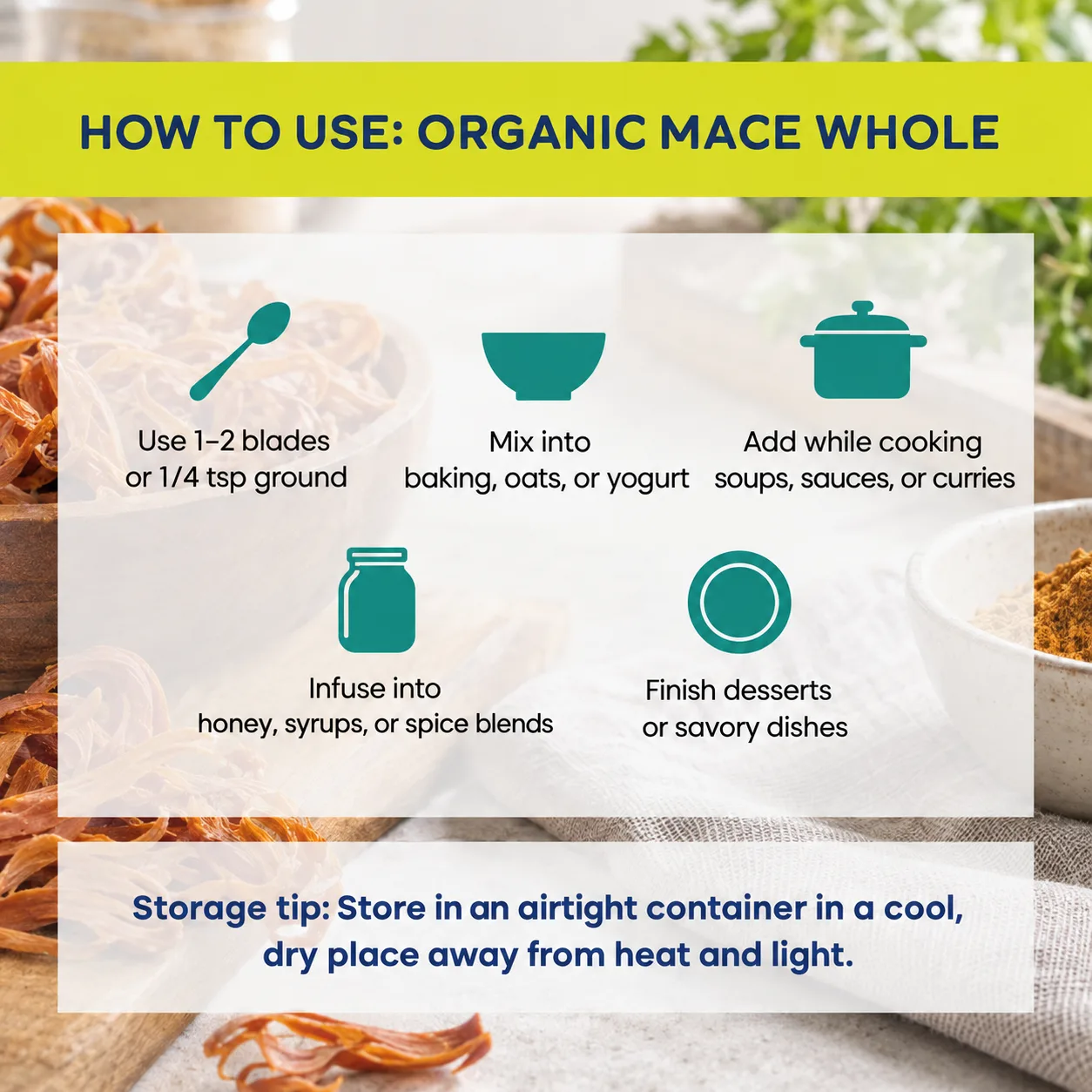 how to use Mace Whole