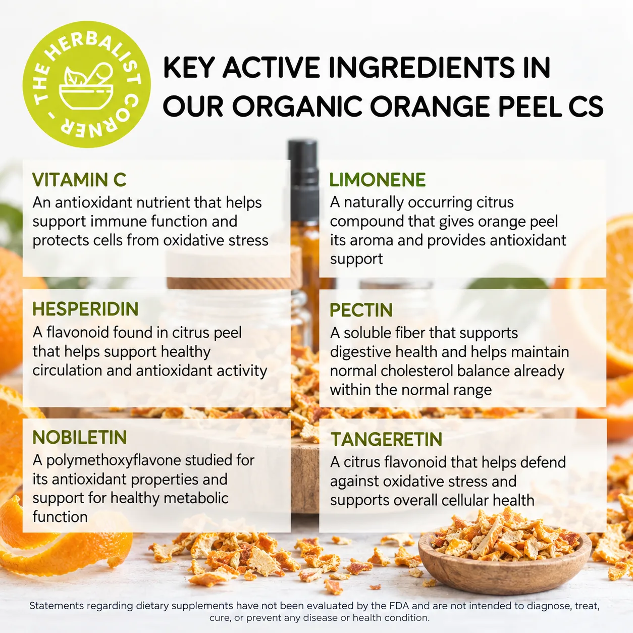organic orange peel key ingredients