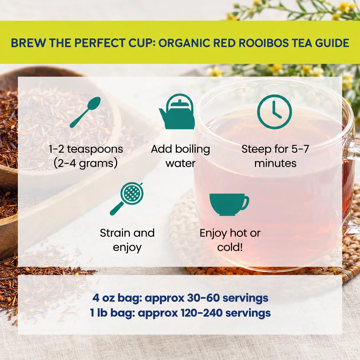 how to brew Red Rooibos tea