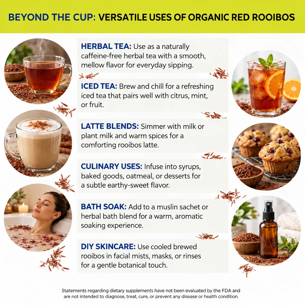 organic red rooibos versatile uses