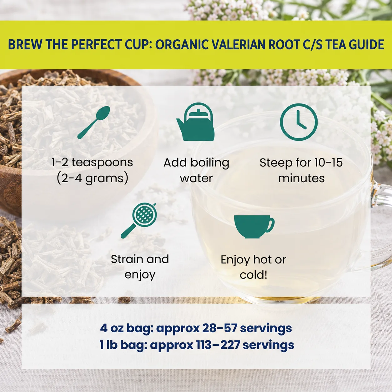 how to brew Valerian Root tea