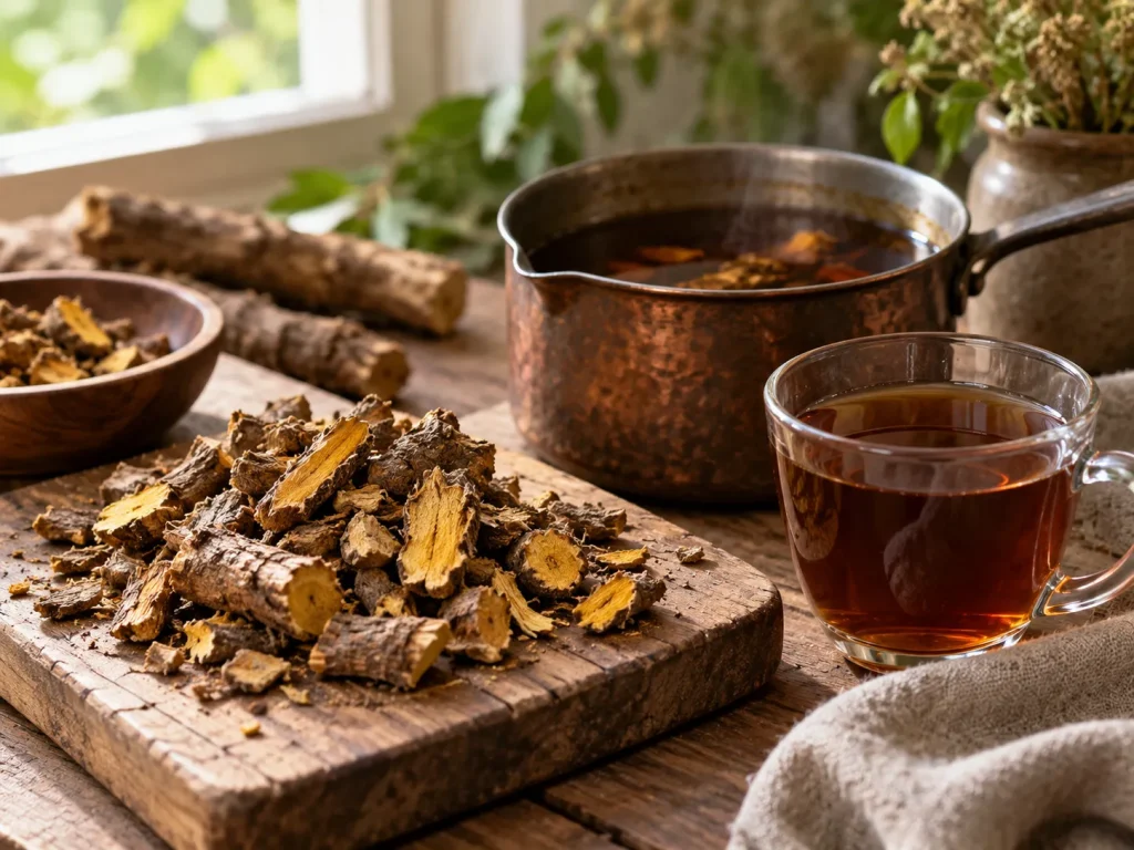 yellow dock root